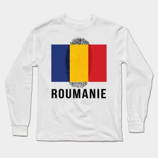 Romania Flag DNA Long Sleeve T-Shirt